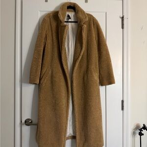 Something Navy Camel Teddy Jacket